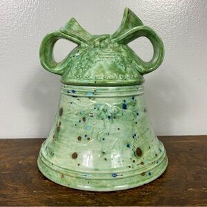 Vintage Christmas Bell cookie jar
